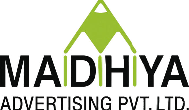Madhya Advertising Logo Sticky
